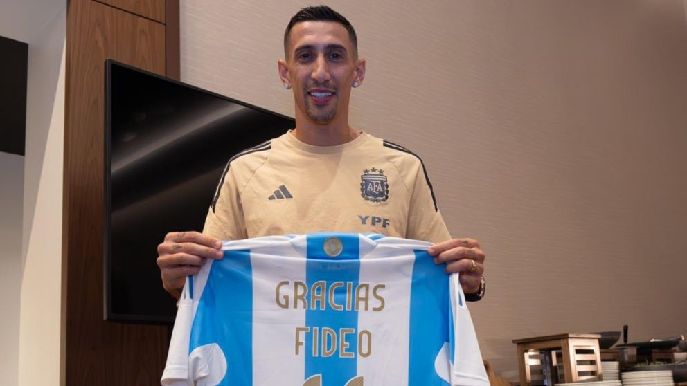 El EMOTIVO homenaje de Conmebol a Di María por su DESPEDIDA de la Selección Argentina
