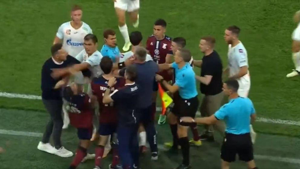 VIDEO: PIÑAS en el amistoso de Talleres ante Zenit en Rusia