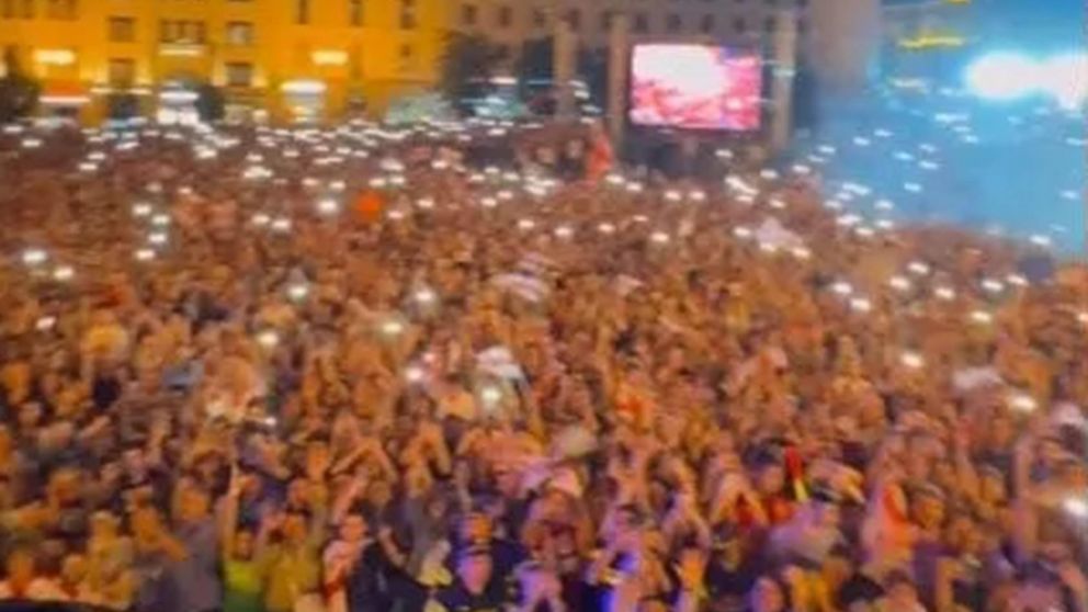 Video: MULTITUDINARIO recibimiento a la selección de Georgia tras su participación en la Eurocopa