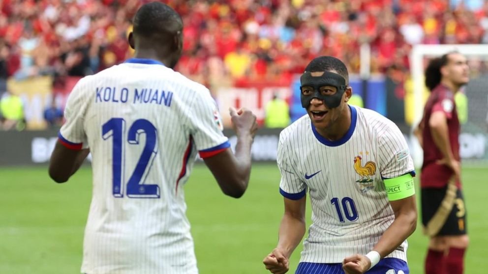 Francia derrotó sobre el final a un AMARRETE Bélgica y se CLASIFICÓ a los cuartos de final de la Eurocopa 2024