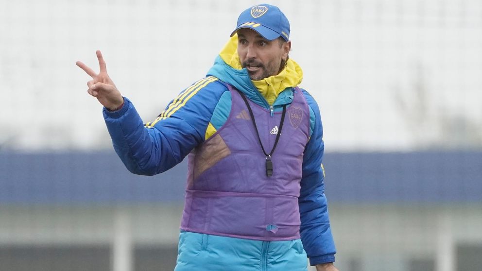 Boca retomó los entrenamientos y Diego Martínez tuvo VARIOS AUSENTES