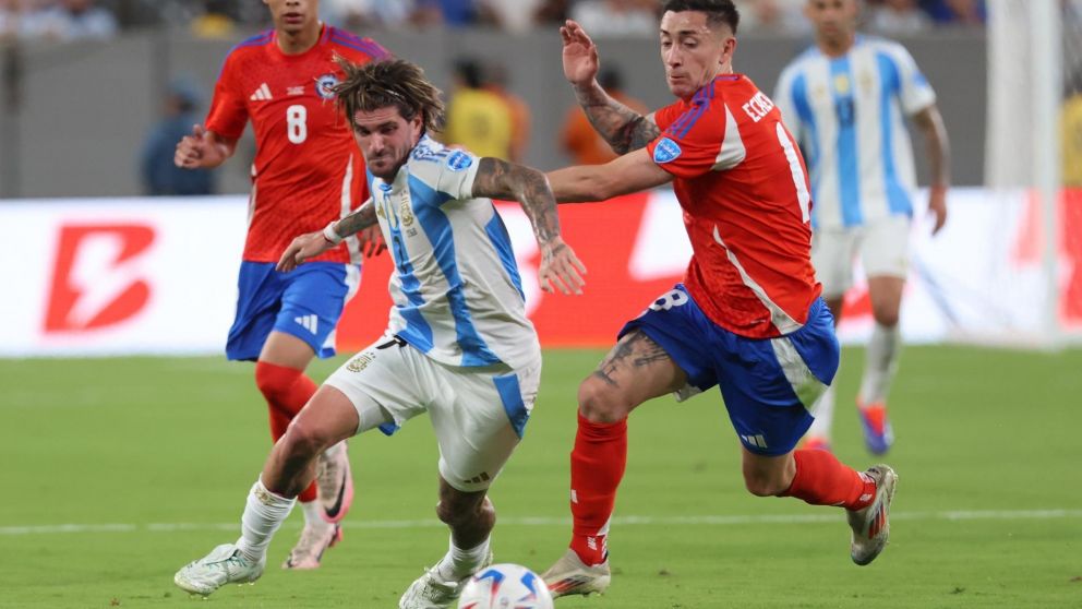 POLÉMICO: la esposa de un jugador chileno estalló contra Rodrigo De Paul