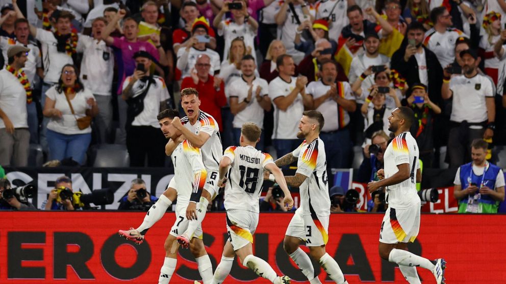 GOLEADA: Alemania venció a Escocia 5 a 1 en el inicio de la Eurocopa 2024