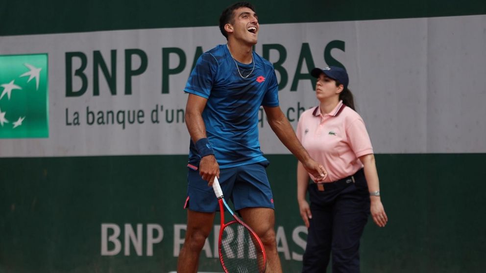 Román Burruchaga pasó la qualy de Roland Garros y jugará un Grand Slam POR PRIMERA VEZ