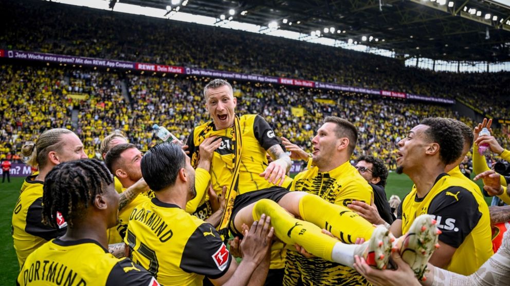 Marco Reus le REGALÓ CERVEZAS a los hinchas en su despedida de Borussia Dortmund