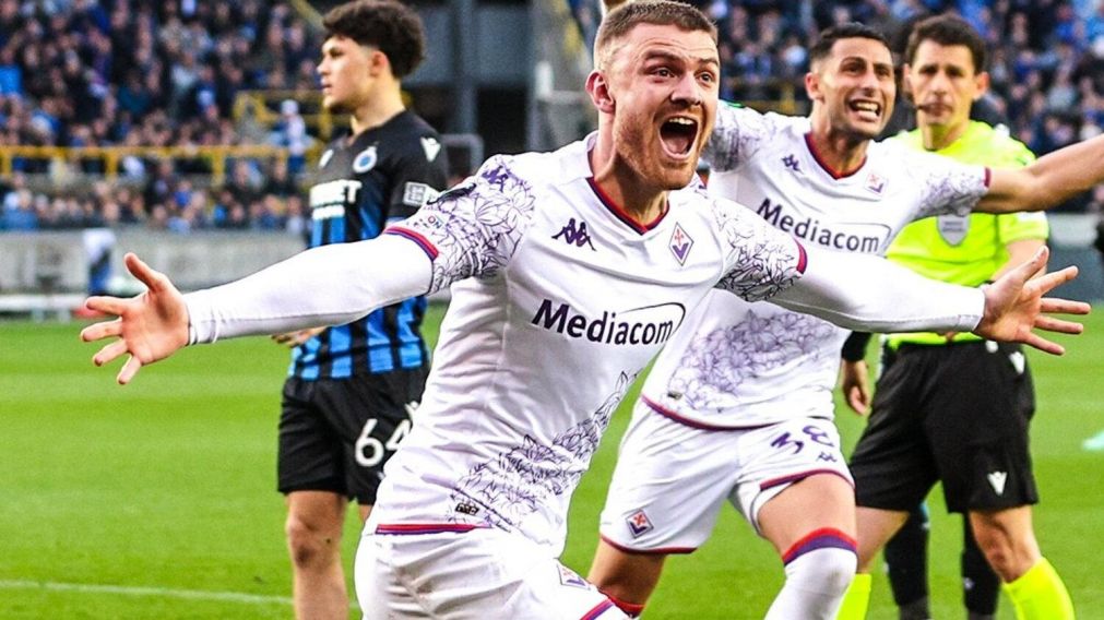 Conference League: con gol de Beltrán, la Fiorentina eliminó al Brujas y es FINALISTA