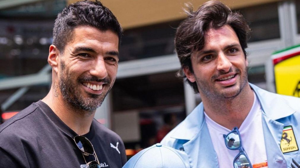 Video: Carlos Sainz y Luis Suárez a PURO JUEGUITO en la previa del Gran Premio de Miami