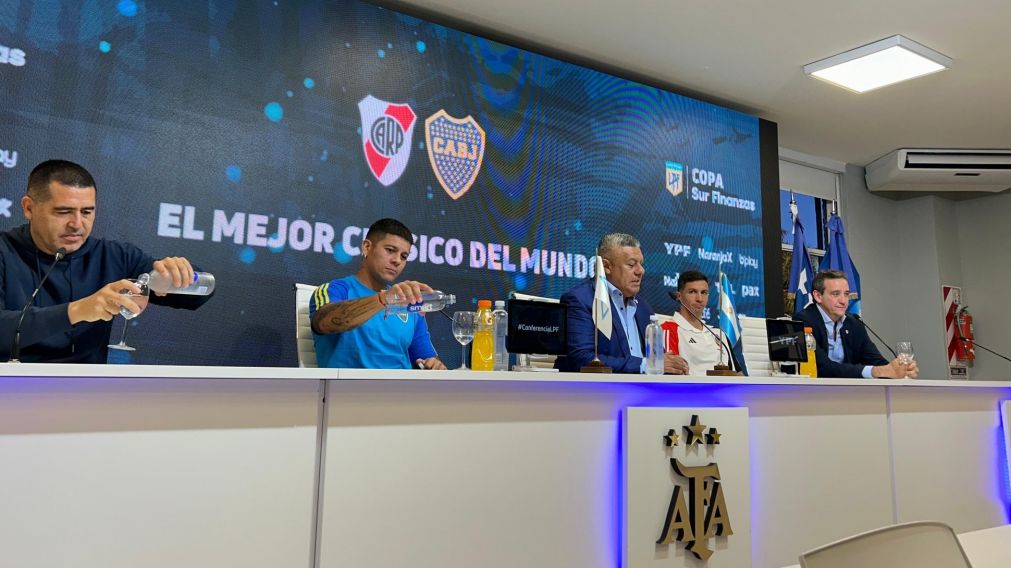 Nacho Fern�ndez y Marcos Rojo hablaron en la conferencia previa al Supercl�sico: las frases destacadas