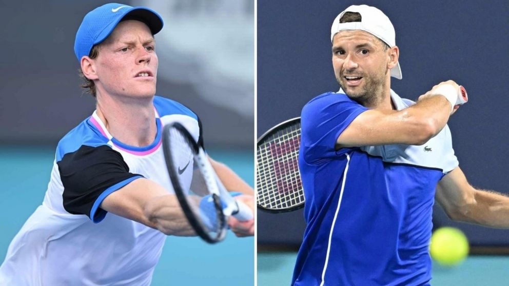 Masters 1000 de Miami: Jannik Sinner y Grigor Dimitrov, uno de los dos se quedará con la gloria