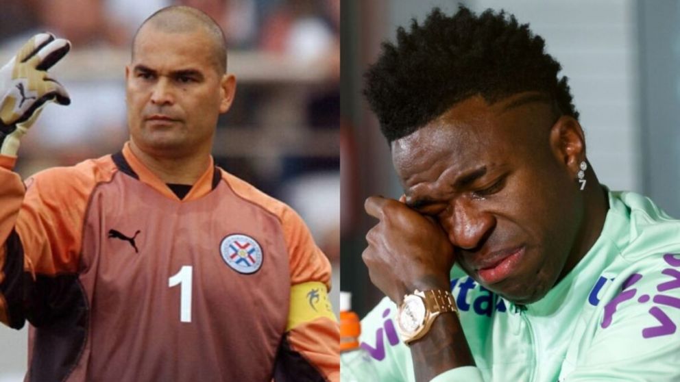 DURÍSIMO: Chilavert VOLVIÓ a pegarle a Vinicius tras su llanto por RACISMO