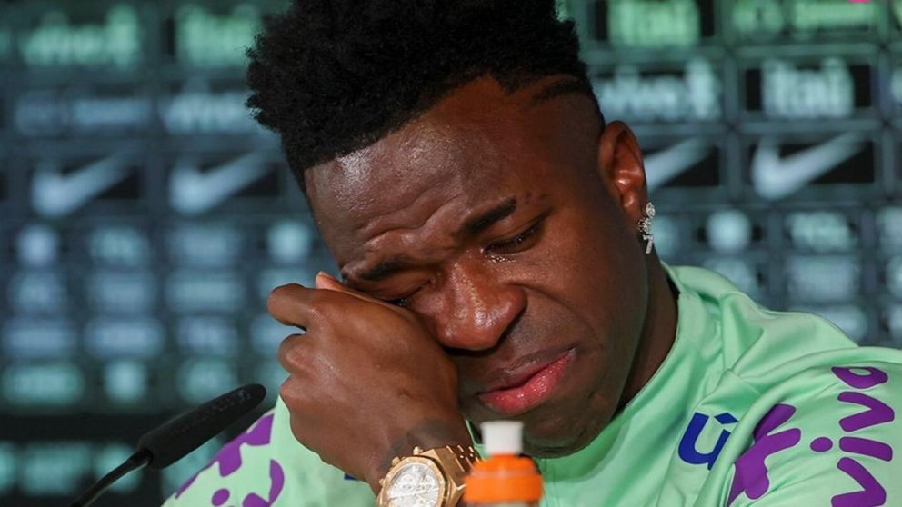 El LLANTO DESCONSOLADO de Vinicius al hablar de la LUCHA contra el racismo: "Cada vez tengo menos ganas de jugar"