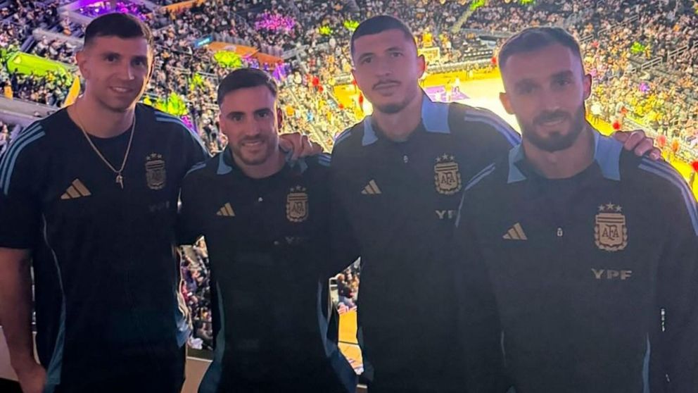 NBA: la Selección Argentina fue a ver una HISTÓRICA victoria Los Angeles Lakers ante Indiana Pacers