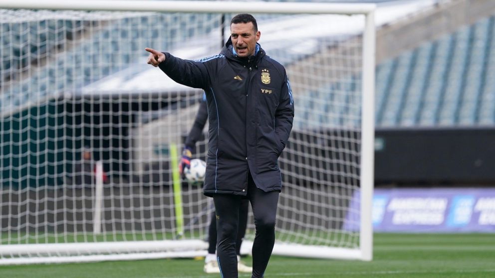 Selección Argentina: el equipo que PROBÓ Scaloni, sin Messi, para enfrentar a El Salvador