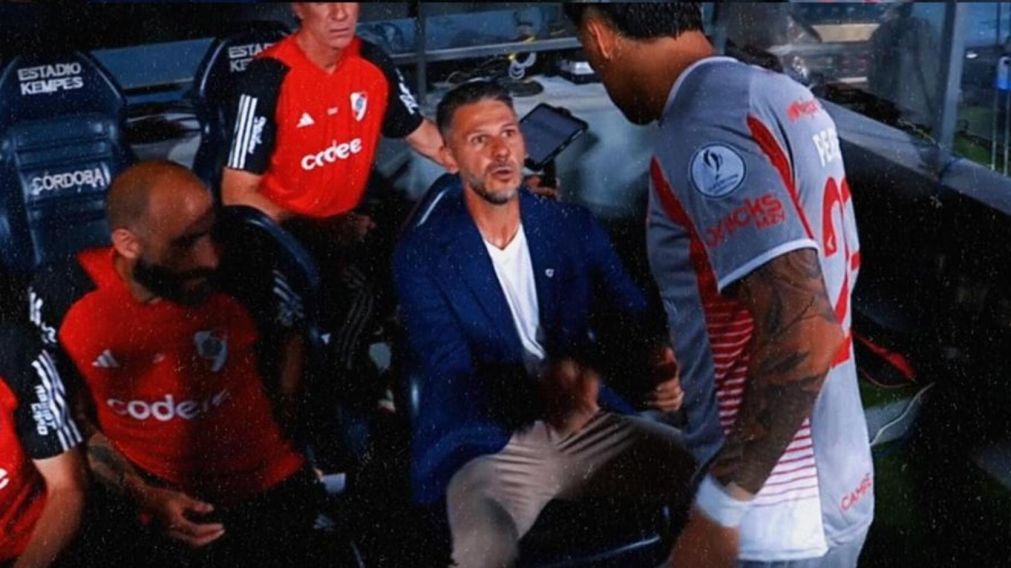El FRÍO saludo entre Enzo Pérez y Demichelis antes de la SUPERCOPA ARGENTINA entre River y Estudiantes