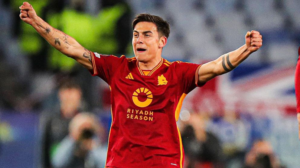 Video: GOLAZO de Dybala con asistencia de Paredes para la victoria de la Roma ante el Brighton