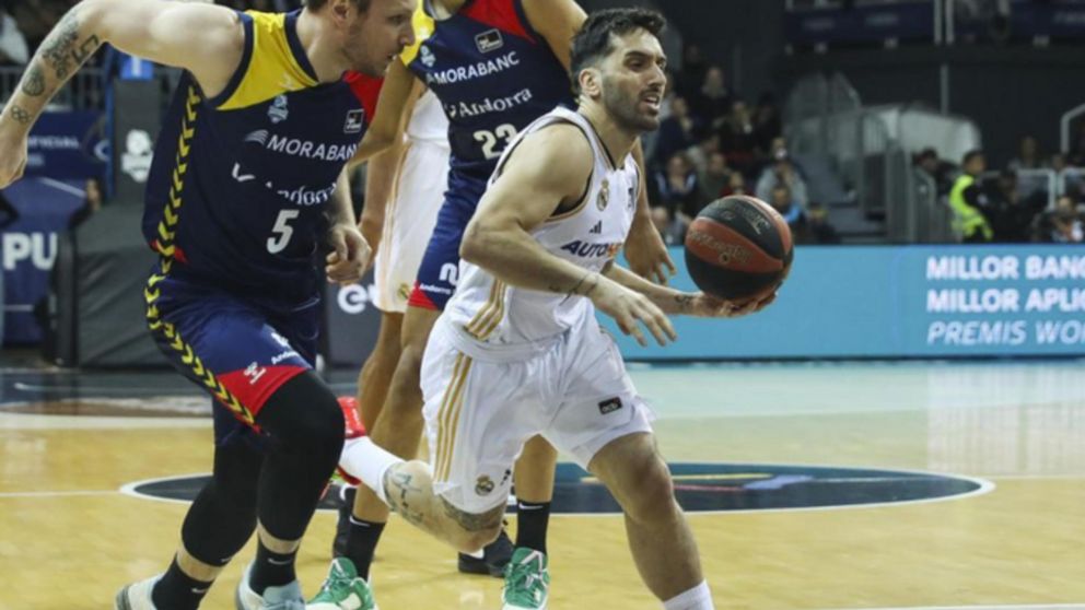 Campazzo y Deck fueron clave para la victoria de Real Madrid ante Morabanc Andorra por la Liga ACB