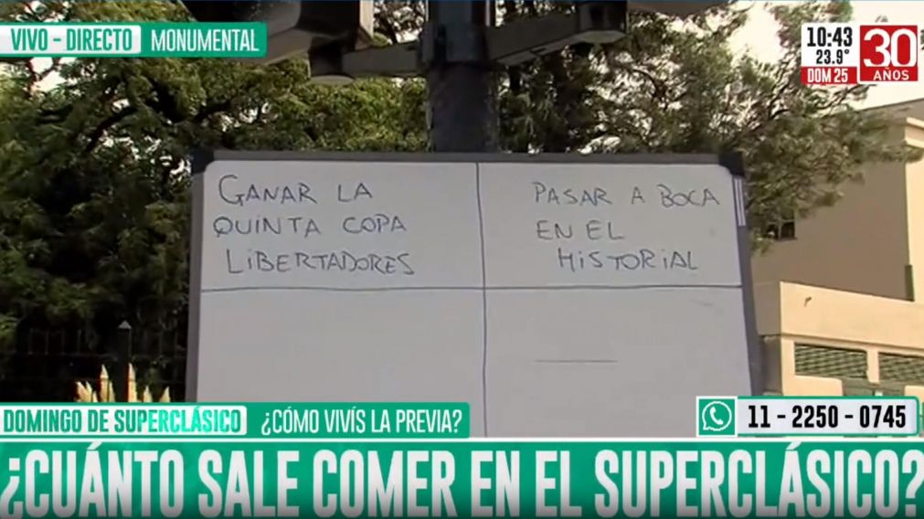 Superclásico: hinchas de River eligieron entre ganar la quinta Libertadores o pasar a Boca en el historial