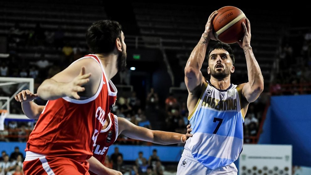 Argentina venció de punta a punta a Chile en la clasificación a la AmeriCup de básquetbol