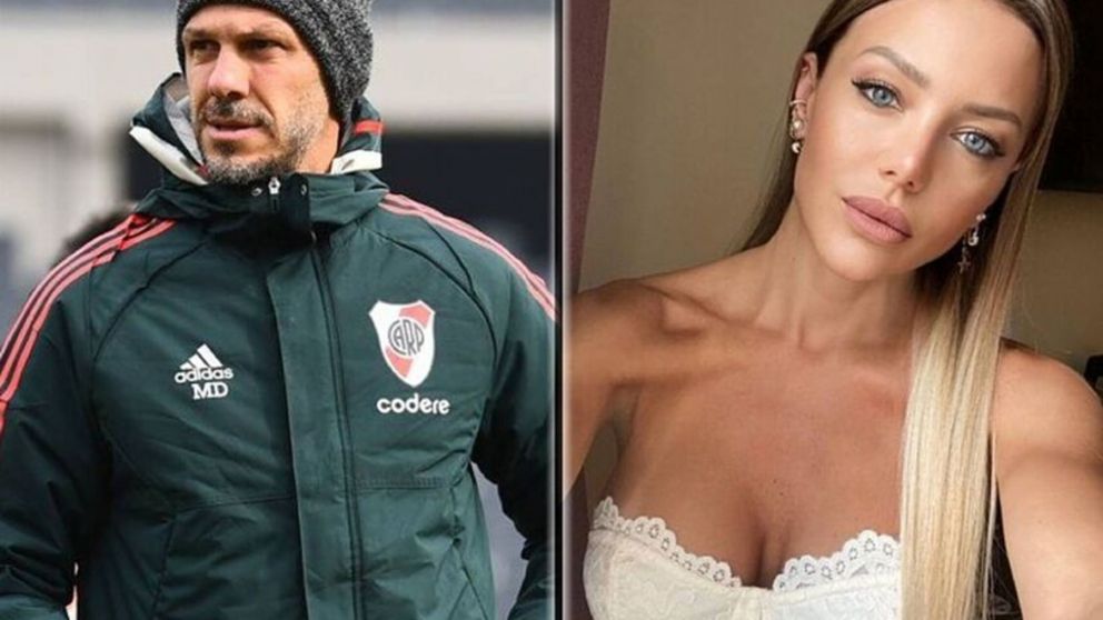 Contundente: el posteo de Evangelina Anderson defendiendo a Demichelis tras el empate de River en Tucumán