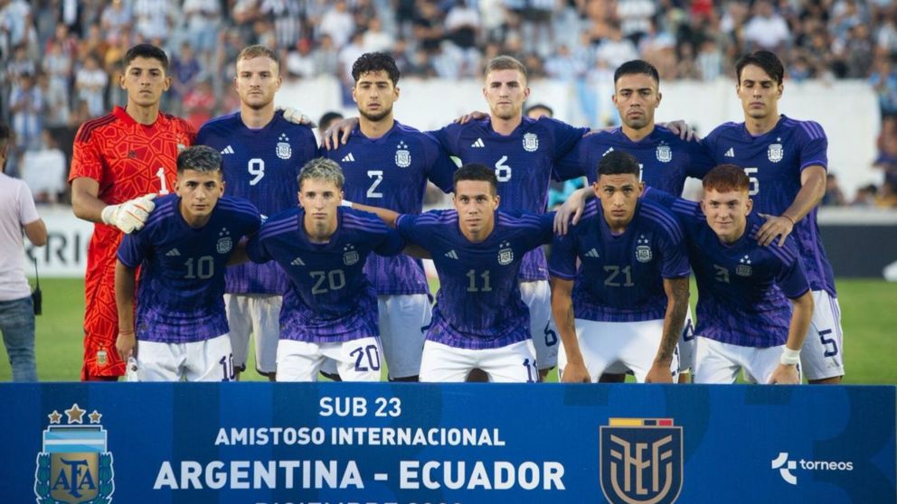 La Selección Argentina Sub 23 se mide ante Paraguay para soñar con París 2024: hora, TV y posible formación