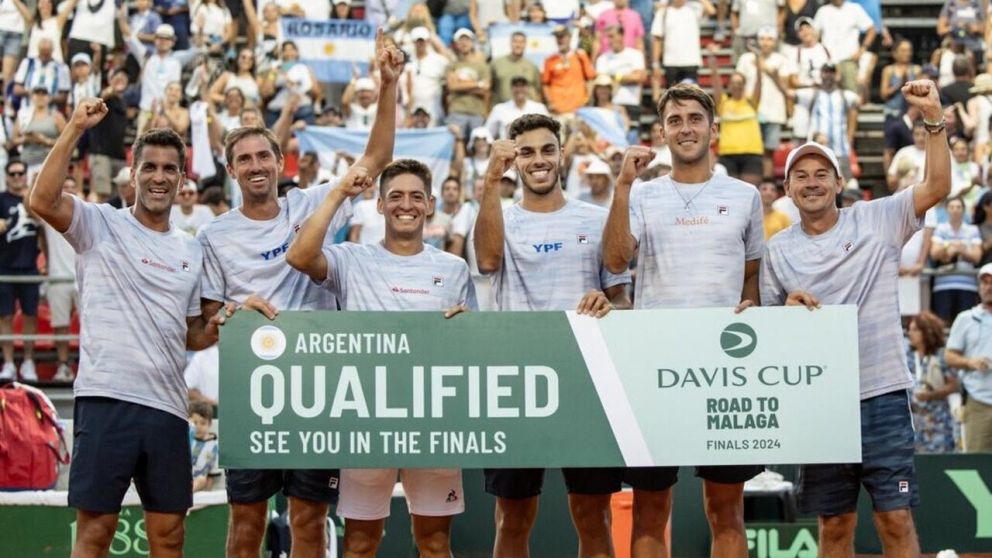 Copa Davis: Argentina sufrió un montón pero venció a Kazajistán y se instaló en el Grupo Mundial