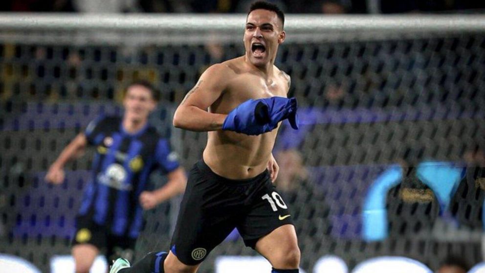 Lautaro Martínez apareció sobre el final y el Inter se consagró campeón de la Supercopa de Italia ante Napoli