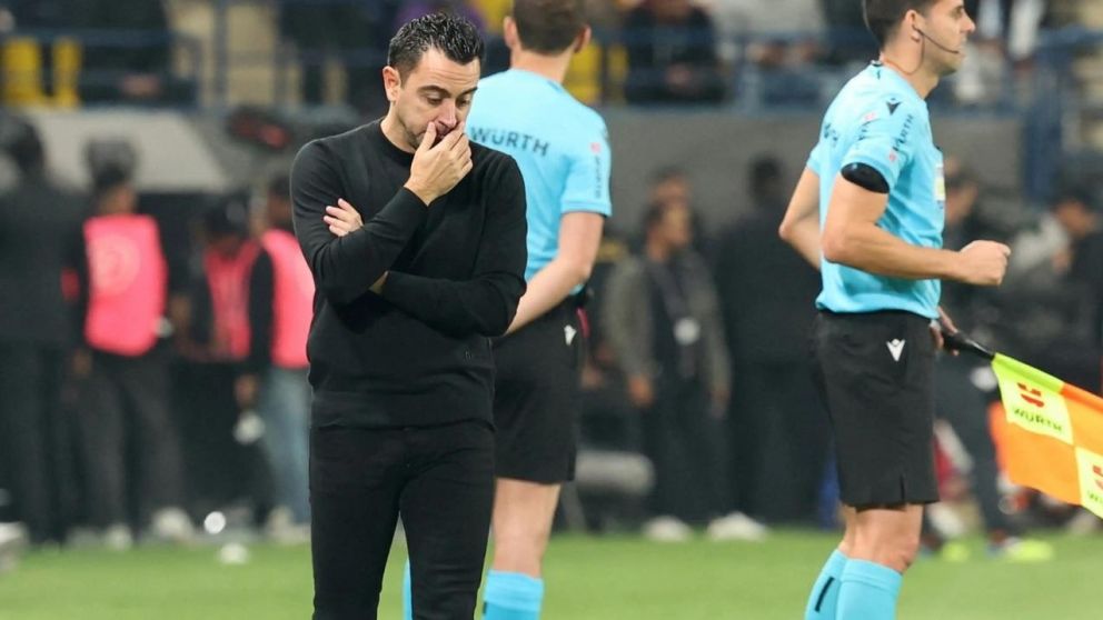 Xavi se calentó y explotó contra la ayuda arbitral que recibió el Real Madrid en LaLiga: el video