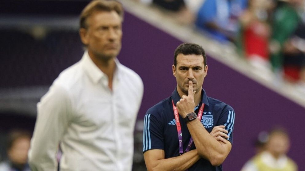 Increíble: el inédito video de Scaloni tras perder con Arabia Saudita en el debut del Mundial