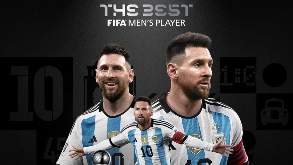 ¡Histórico! Lionel Messi se quedó con el Premio The Best al mejor jugador del 2023