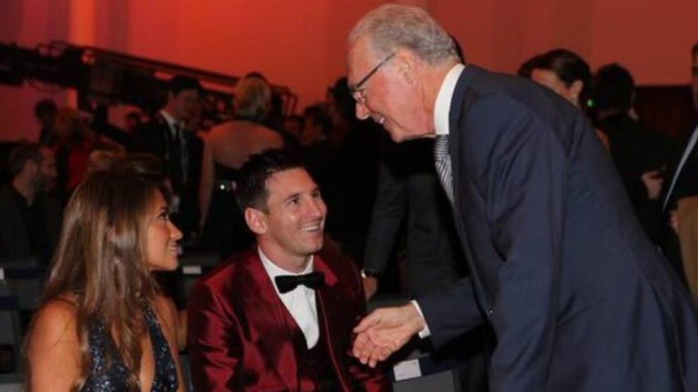 Lionel Messi despidió a Franz Beckenbauer con un sentido mensaje en sus redes sociales