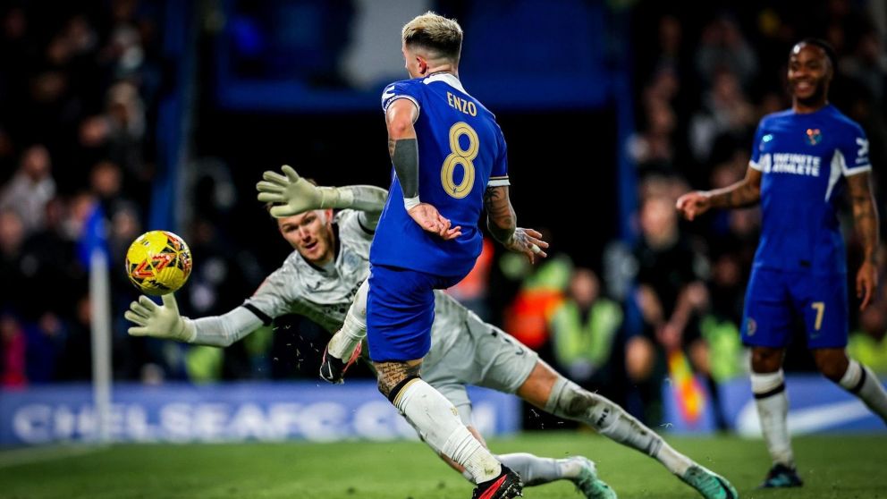 FA Cup: Enzo Fernández anotó en la goleada de Chelsea frente a Preston y se fue aplaudido