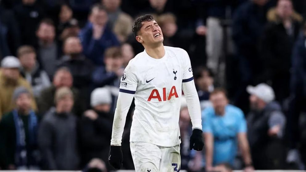 Se conoció la lesión de Alejo Véliz: por cuánto tiempo no podrá jugar en Tottenham