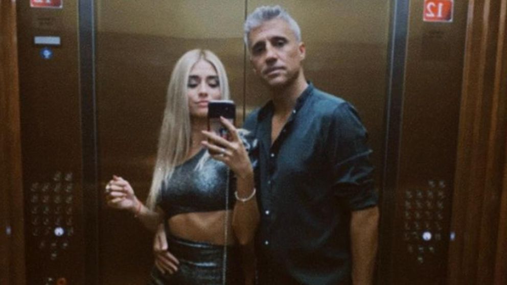 La lujosa noche de Año Nuevo que vivió Hernán Crespo junto a su joven novia: las fotos y los videos