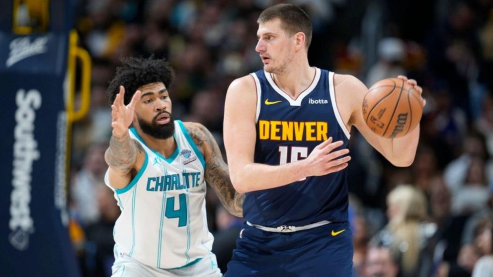 NBA: Denver Nuggets no necesitó de un gran Nikola Jokic para ganarle a Charlotte Hornets