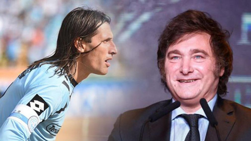 Javier Milei respondió un tuit con un meme de Olave y el ex arquero reaccionó con un picante mensaje