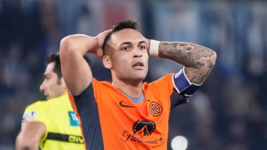 Sufre el Inter: Lautaro Martínez estará un tiempo sin jugar por su lesión