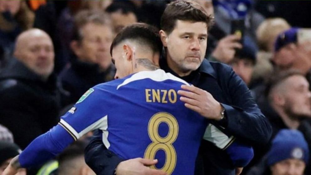 Enzo Fern�ndez llor� al final del partido: hab�a sido reemplazado por Pochettino en el PT en la clasificaci�n del Chelsea
