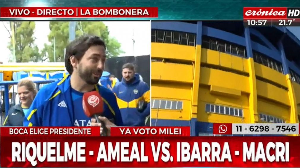 Elecciones en Boca: la opini�n de los hinchas al estilo de Cr�nica HD
