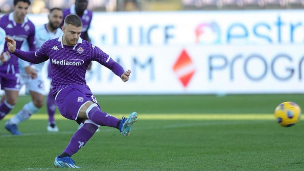 VIDEO: Beltrán tuvo su debut goleador en la Serie A con la Fiorentina