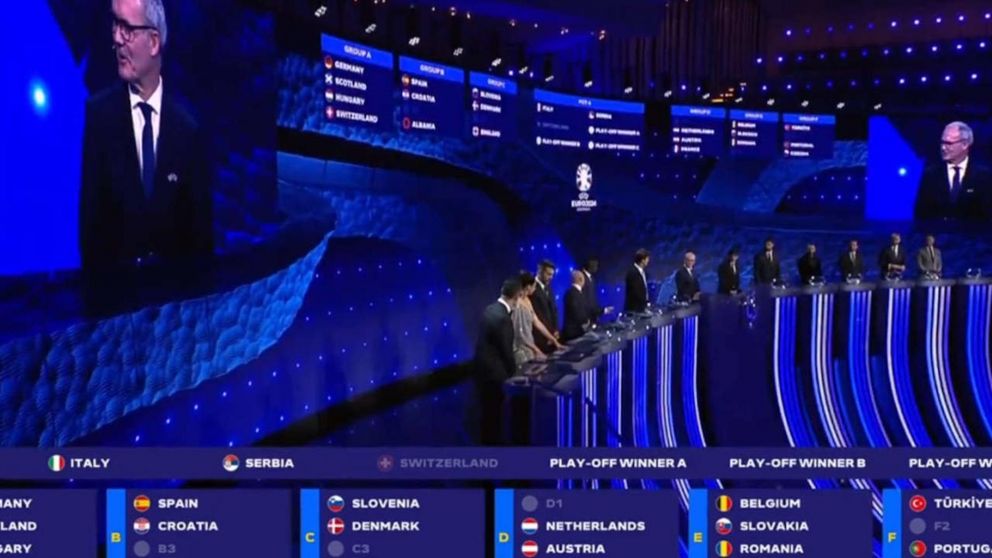 Insólito: un audio sexual se filtró en el sorteo de la Eurocopa y generó incomodidad