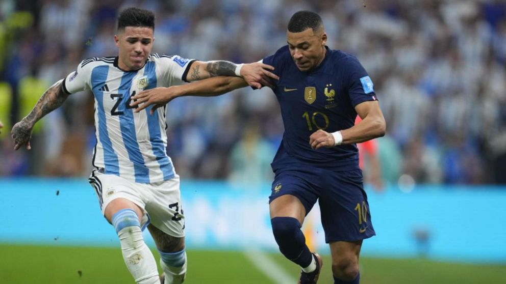 "Hac�a se�as como que nos iba a matar": la revelaci�n de Enzo Fern�ndez sobre Mbapp� en la final del Mundial