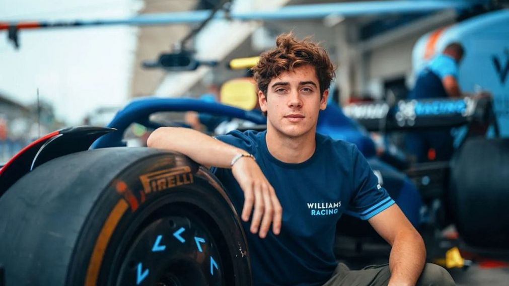 Franco Colapinto se probó en la Fórmula 2 de Abu Dhabi