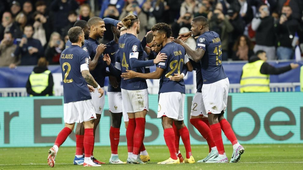 Paliza histórica: Francia le ganó 14-0 a Gibraltar por las Eliminatorias para la Eurocopa 2024