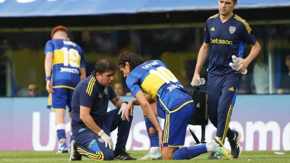 Boca: el sentido posteo de Edinson Cavani tras la confirmación de su lesión
