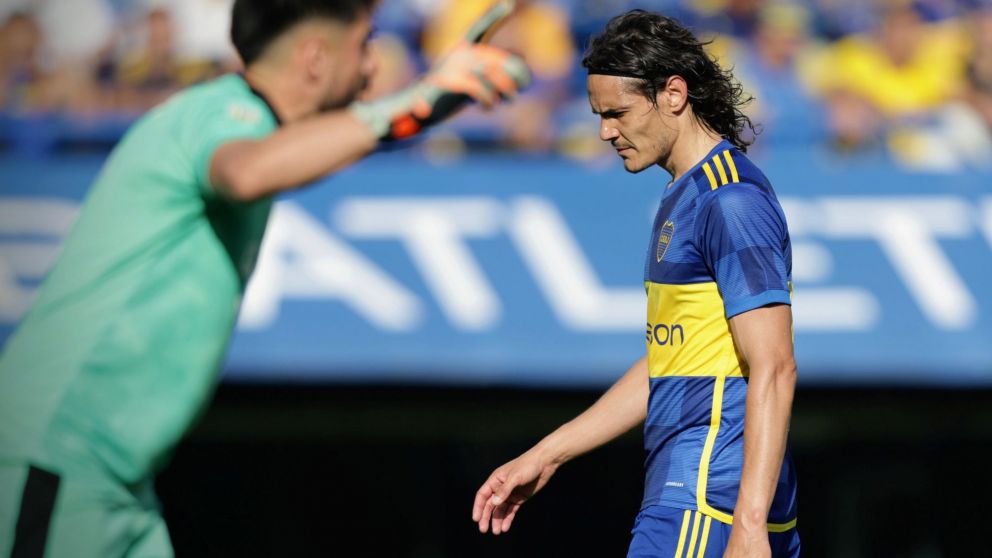 Boca confirmó la lesión de Edinson Cavani: se pierde el partido contra Estudiantes