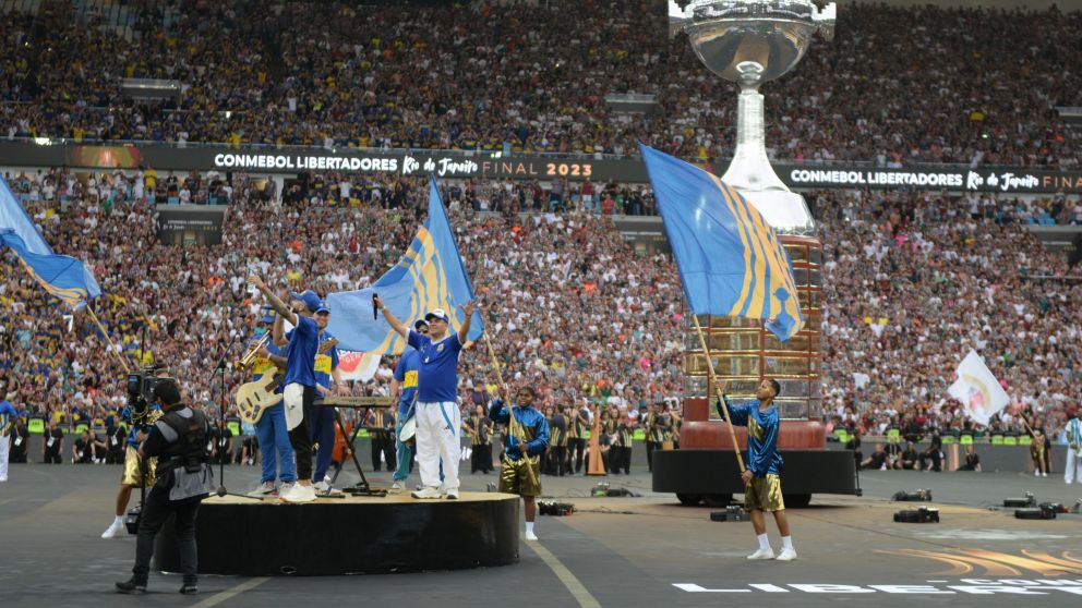 Yerba Brava y Ferrugem llevaron su música a la final de la Copa Libertadores entre Boca y Fluminense