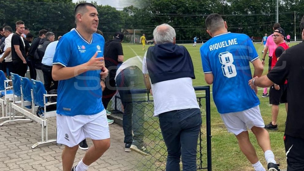 La magia intacta: Juan Román Riquelme jugó el partido de las Leyendas en la previa de la final de la Libertadores