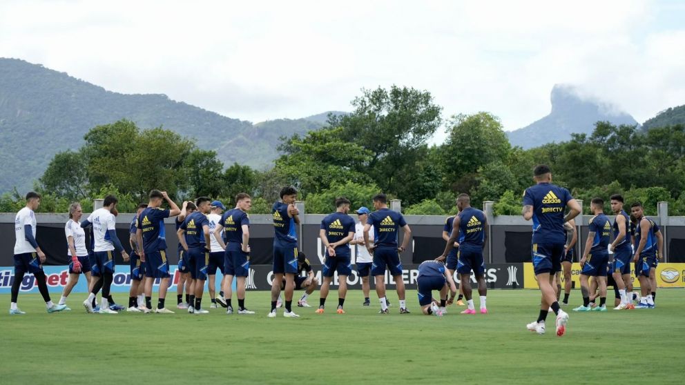 Boca hoy: el plantel tuvo su primera práctica de cara a la final de la Copa Libertadores con Fluminense
