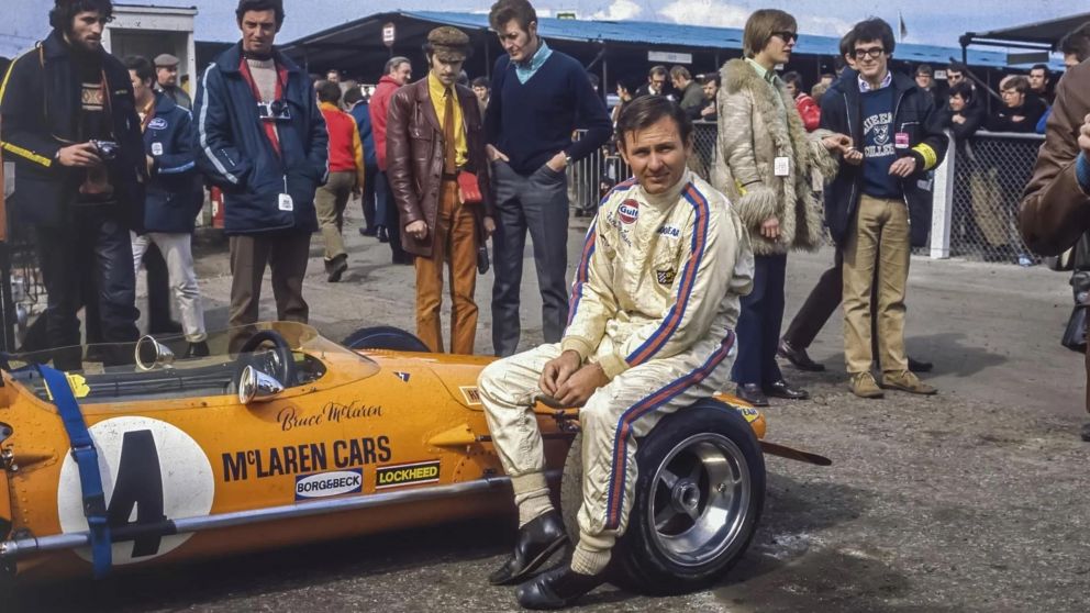 Bruce McLaren, el fundador de la escudería, que hizo historia en la Fórmula 1