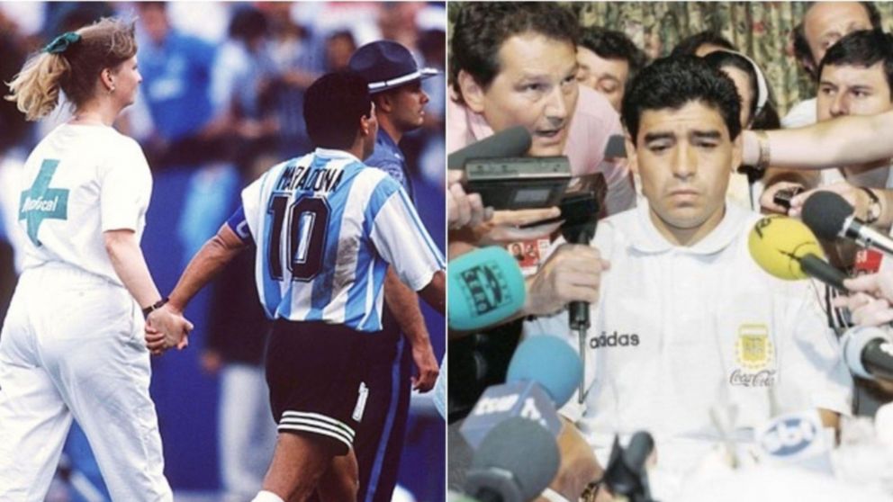 Revelan que el FBI pidió las muestras de orina de Maradona del Mundial 1994: los detalles
